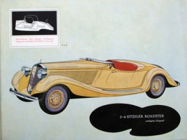 Mercedes-Benz 290 Modelprogram 1938 Carbrochure (1722)